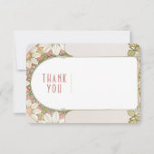 Dusty Pink Daisy Insert Hartelijk dank voor de kaa Kaart (Voorkant)