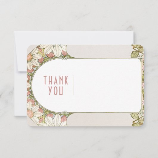 Dusty Pink Daisy Insert Hartelijk dank voor de kaa Kaart (Voorkant)