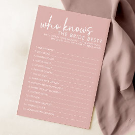 Dusty Pink die de bruid beste douche spel kennen