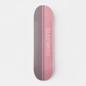 Dusty Pink & Dusty Paars Persoonlijk Skateboard (Voorkant)