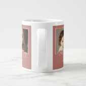 Dusty Pink eerste Moederdag foto Grote Koffiekop (Achterkant)