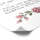 Dusty Pink Floral Bridal Shower Mimosa Bar Poster (Hoek)