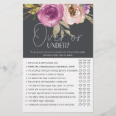 Dusty Pink Floral Game over of onder Flyer (Voorkant)