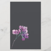 Dusty Pink Floral Game over of onder Flyer (Achterkant)