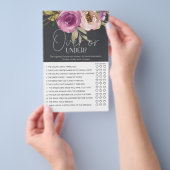 Dusty Pink Floral Game over of onder Flyer (Hand)