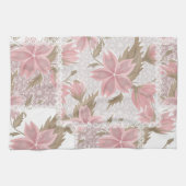 Dusty Pink Floral Patchwork Kitchen Towel Theedoek (Horizontaal)
