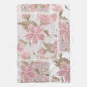 Dusty Pink Floral Patchwork Kitchen Towel Theedoek (Verticaal)