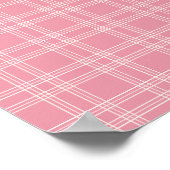 Dusty Pink Gingham 02 Poster (Hoek)
