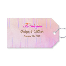 Dusty Pink Icicle Weddenschap Dank je Label