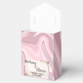 Dusty Pink Iridescent Holographic Silk weeding    Bedankdoosjes (Geopend)