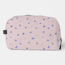 Dusty Pink Japanese Gentian Floral Pattern Toilettasje