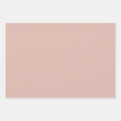 Dusty Pink Kinder Eid Mubarak Inpakpapier Vel (Voorkant 3)