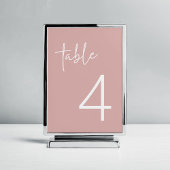 Dusty Pink Minimalist Script Vrijgezellenfeest Fla Kaart