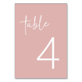 Dusty Pink Minimalist Script Vrijgezellenfeest Fla Kaart (Voorkant)