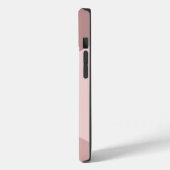 Dusty Pink Monogram Naam Case-Mate iPhone Case (Achterkant / Links)