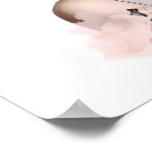 Dusty Pink Peonies Floral Mode Portrait Poster (Hoek)