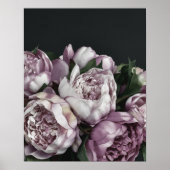 Dusty Pink Peony Bouquet Poster (Voorkant)