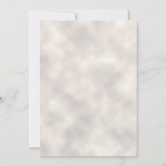 Dusty Pink Peony Floral Gold Shimmer 50e verjaarda Kaart (Achterkant)