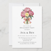 Dusty Pink Pioenjes en Lemon Engagement Party