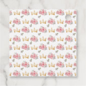 Dusty Pink Princess Quinceañera Bedankt Bedankjes Labels (Achterkant)