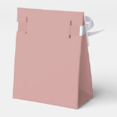 Dusty Pink/ Roos Baby shower dank u Bedankdoosjes (Achterkant)