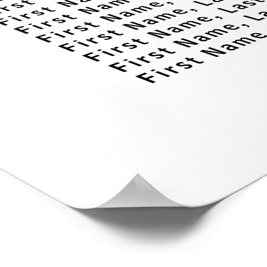 Dusty Pink Rose 9-tafel bruiloft zitgrafiek Poster (Hoek)