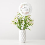 Dusty Pink Rose Floral 80th Birthday Ballon<br><div class="desc">Voeg een speciaal tintje toe aan uw feestdecoraties met dit elegante ontwerp voor een ballon voor een 80e verjaardagsfeestje. Happy Birthday is geschreven in een formeel script. De naam van de verjaardagsviering staat hieronder in een traditioneel lettertype. Een open en luchtige moderne roze rozenkrans omringt de tekst. Eenvoudige elegantie voor...</div>