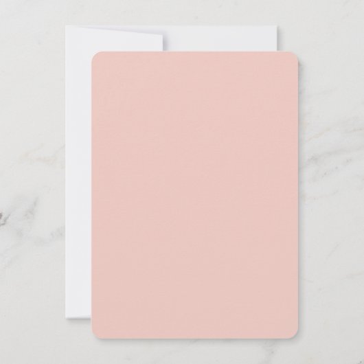 Dusty Pink Rose Floral 80th Birthday Party Invitat Kaart (Achterkant)