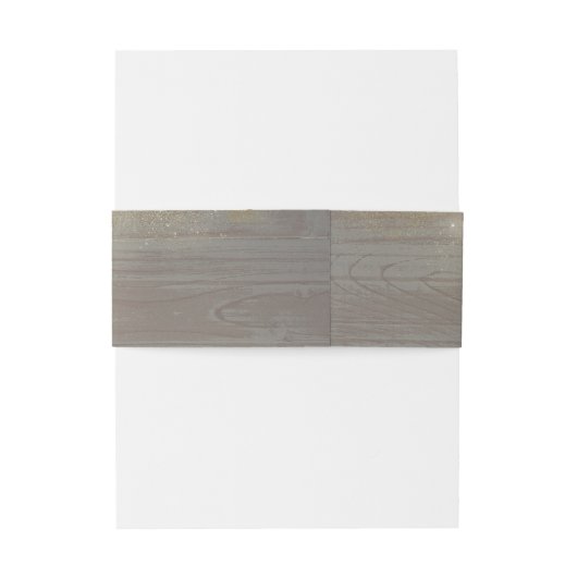 Dusty Pink Rose Rustiek Land Hout Bruiloft Uitnodigingen Wikkel (Achterkant Voorbeeld)