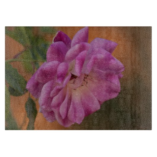 Dusty Pink Rose Snijplank (Voorkant)