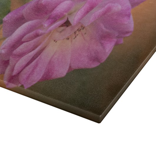 Dusty Pink Rose Snijplank (Hoek)