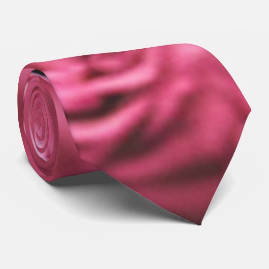 Dusty Pink Rose Stropdas (Opgerold)