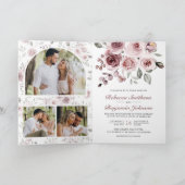 Dusty Pink Roses All in One QR Code Wedding (Binnen)