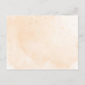 Dusty Pink Roses Greenery Waterverf Wedding Uitnodiging Briefkaart (Achterkant)