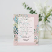 Dusty Pink Sage Wedding Ceremonie and Reception In (Staand voorkant)