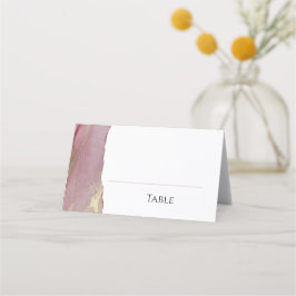 Dusty Pink Viva Magenta Weduwgoedkaart Plaatskaartje