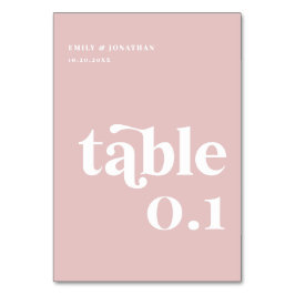 Dusty Pink Wedding Kaart