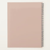 Dusty Pink Weekly Maandelijkse Business Planner (Achterkant)