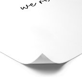 Dusty Pink 'Welkom bij ons repetitiediner' Poster (Hoek)