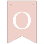 Dusty Pink White Cross Girl Baptism Bunting Flags Vlaggetjes (Tweede vlag)