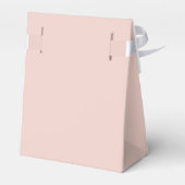 Dusty Pink White Cross Girl Baptisme Favor Box Bedankdoosjes (Achterkant)