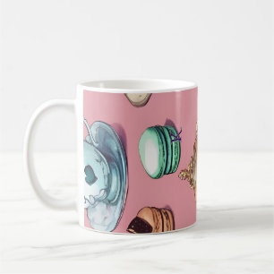 Dusty Pink Wonderland geïnspireerd, origineel ontw Koffiemok