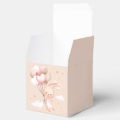 Dusty Pink Woodland Bunny Baby shower Bedankdoosjes (Geopend)