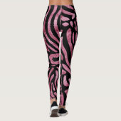 Dusty Pink Zebra Straprs Leggings (Achterkant)