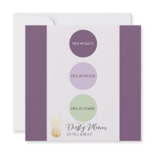 Dusty Plum Muted Kleurenpalet Kaart