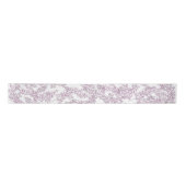 Dusty Plum Paars Wedding Botanical Satijnen Lint (Voorkant)