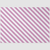 Dusty Purple and White Striped Tissuepapier (Voorkant)