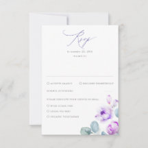 Dusty Purple Flowers Elegant Dreamweaver Wedding R