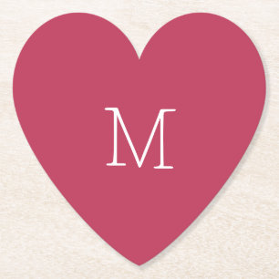 Dusty Red Paper Onderzetter