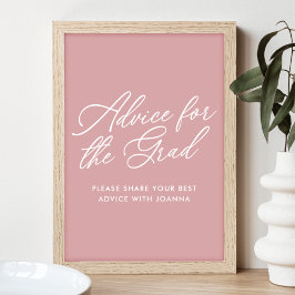 Dusty Roos Advies voor het Afstudeerder Teken Poster